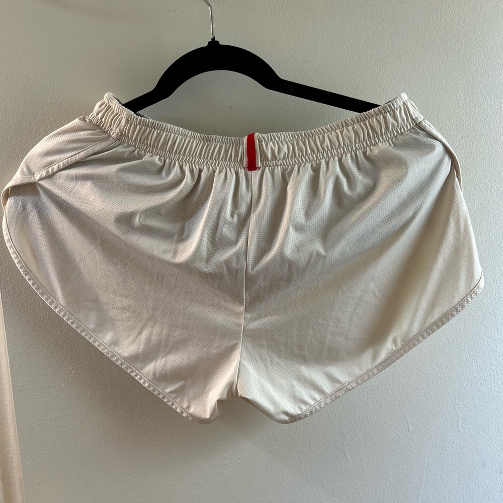 Tracksmith Cream Athletic Shorts - Picture 9 of 9
